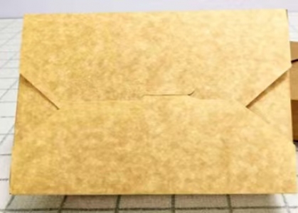 定做牛皮紙打包盒：單蓋，雙格，不同容量大小