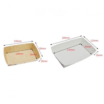 船盒定做：牛皮紙，白卡紙，涂布船盒，食品級船盒，淋膜船盒