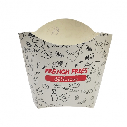 定做薯條盒 加工、批發(fā)爆米花盒 雞米花盒 休閑零食盒 油炸食品包裝盒